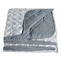 Покрывало 200х220 см Melissa Витраж двустороннее стеганое зеленое (509172/2)