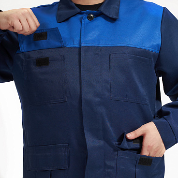 Куртка рабочая Мастер 52-54 рост 170-176 см темно-синяя
