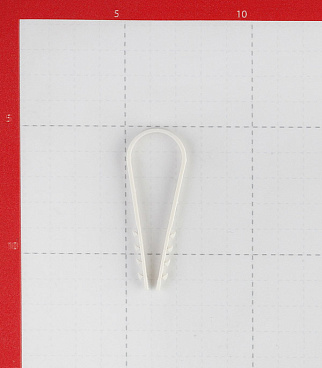 Дюбель-хомут для круглого кабеля Tech-Krep 19-25 мм белый (100 шт.)