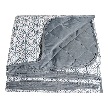 Покрывало 200х220 см Melissa Витраж двустороннее стеганое зеленое (509172/2)