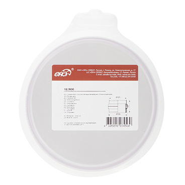 Соединитель для круглых воздуховодов Era для сбора конденсата круглый пластиковый d125 мм