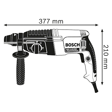 Перфоратор электрический Bosch GBH 2-26 DRE 800 Вт 2,7 Дж SDS-plus (0611253708)