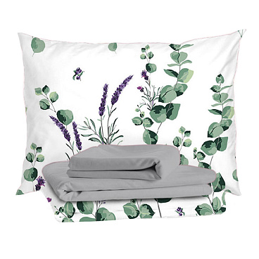 Комплект постельного белья 2-спальный тенсель Mona Liza Chloe зеленый с простыней 215х240 см