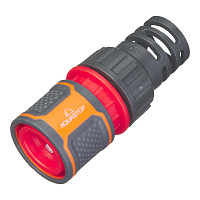 Коннектор 1/2х5/8 для шланга Daewoo пластиковый с аквастопом (DWC 2515)