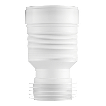 Слив для унитаза АНИ пласт d110 мм пластиковый гофрированный для внутренней канализации (K828)