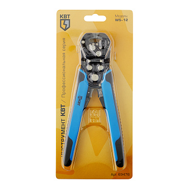 Стриппер сечение 0,05-10 кв.мм КВТ автоматический WS-12 для снятия изоляции (69476)