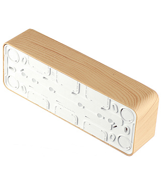 Розетка Systeme Electric Blanca накладная ясень со шторками (BLNRA011415)