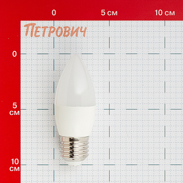 Лампа светодиодная Онлайт E27 4000К 6 Вт 470 Лм 220-240 В свеча матовая