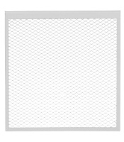 Экран декоративный металлический Evecs ДМЭР 610х590 мм белый 6-ти секционный