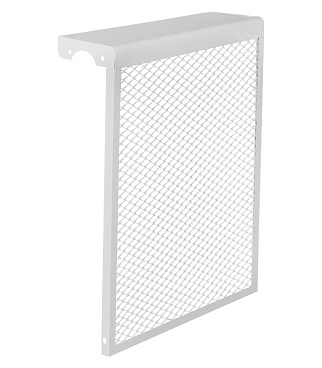 Экран декоративный металлический Evecs ДМЭР 610х490 мм белый 5-ти секционный