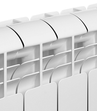 Радиатор алюминиевый Global Iseo 500 мм 4 секции 1" боковое подключение белый