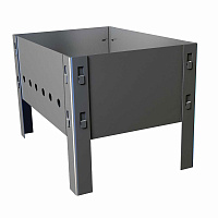 Мангал переносной СевЗапУголь сборный 24х35х24 см