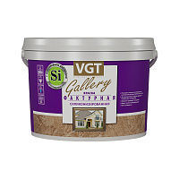 Краска декоративная фактурная силиконизированная ВГТ Gallery белая 25 кг