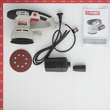 Шлифмашина эксцентриковая электрическая Зубр ЗОШМ-450-125 450 Вт d125 мм