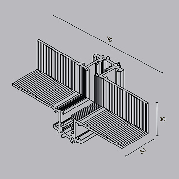 Комплектующие для встраиваемой трековой системы Technical TRA184ICL-13B