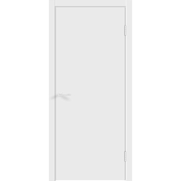 Дверь межкомнатная Smart 745х2050 мм эмаль белая глухая с притвором