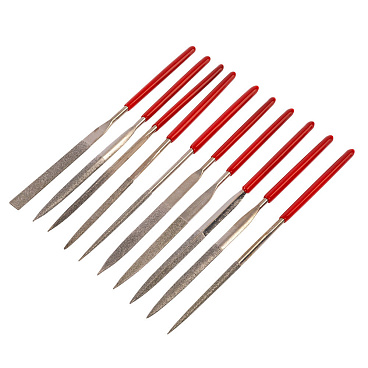 Набор надфилей для обработки твердых материалов Vira 140 мм (822012) (10 шт.)