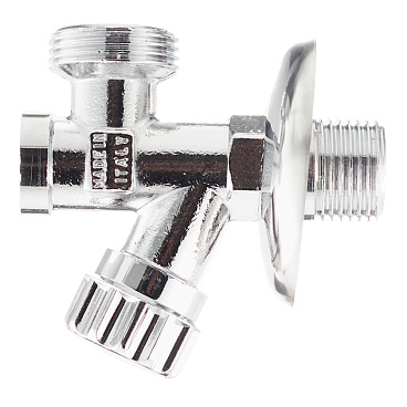 Вентиль Valtec 1/2 НР(ш) х 3/4 НР(ш) для подключения с/т приборов угловой с фильтром (VT.282.GBC.0405)