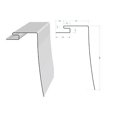 Профиль околооконный Docke 3000 мм шоколад