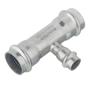 Тройник Valtec (VTi.931.I.281528) 28 х 15 х 28 мм нержавеющая сталь