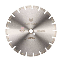 Диск алмазный по асфальту Kronger Asphalt 350x25,4x3,5 мм сегментный мокрый/сухой рез (A200350)