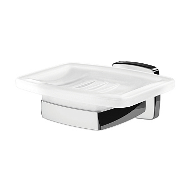 Мыльница для ванной AM.PM Gem с держателем стекло/металл хром (A9034200)