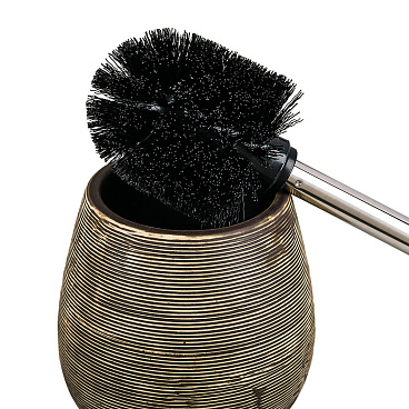 Ершик для унитаза Verran Brushy напольный пластик/керамика коричневый (790-02)