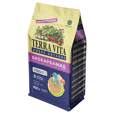 Биоудобрение сухое универсальное Биокарбамид Terra Vita 0,9 кг