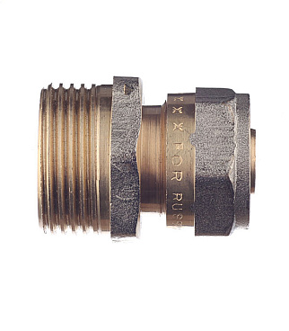 Соединитель прямой 16 обж(ц) х 3/4 НР(ш)