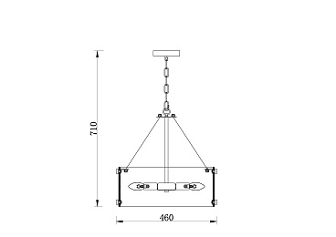Подвесной светильник Freya FR5190PL-06BS