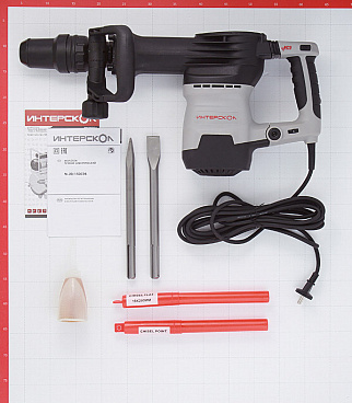 Отбойный молоток электрический Интерскол М-20/1500ЭВ 1500 Вт 20 Дж SDS-max (441.0.0.00)