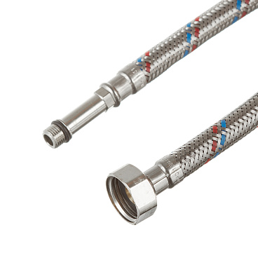 Подводка гибкая для смесителя Mateu 1/2 ВР(г) х М10 штуцер 35 мм 60 см (721060086/THP/678567)