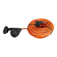 Удлинитель Партнер Электро без заземления 20 м 1,3 кВт 1 розетка ПВС 2х0,75 кв.мм IP44