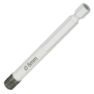 Коронка алмазная Diamond Industrial (DIDKVP08S10) по керамограниту d8 мм