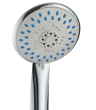 Лейка для душа Union d105 мм 5 режимов без шланга пластик хром (MW018)