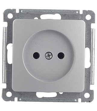 Розетка Hegel Master встраиваемая серебро (РС16-401-06)