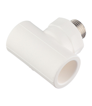 Тройник полипропиленовый Valtec переходный 25 мм х 1/2 НР(ш) х 25 мм (VTp.733.0.02504)