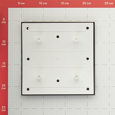 Панель декоративная для вентилятора KW Awenta PEGB100P черное глянцевое стекло