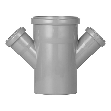 Крестовина Ostendorf HTDA d110х50х50 мм 45° пластиковая для внутренней канализации (115540)