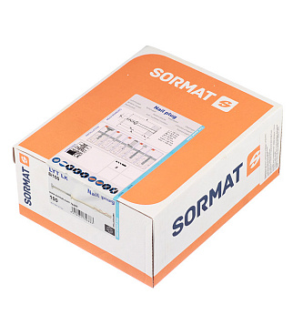 Дюбель-гвоздь Sormat 8x100 мм цилиндрическая манжета нейлон (100 шт.)