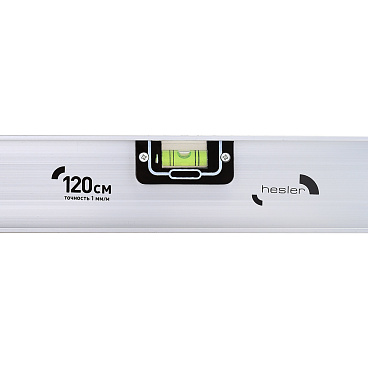 Уровень пузырьковый Hesler 120 см 3 глазка двутавровый