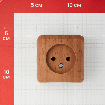 Розетка Systeme Electric Этюд накладная бук (PA16-001T)