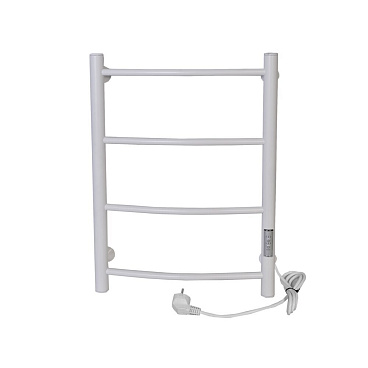 Полотенцесушитель электрический Тера Ребро 600х432 мм 42 Вт с терморегулятором правый белый