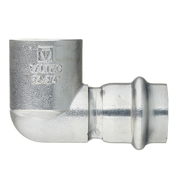 Угол VALTEC (VTi.952.I.002205) 90° 22 мм х 3/4 ВР нержавеющая сталь