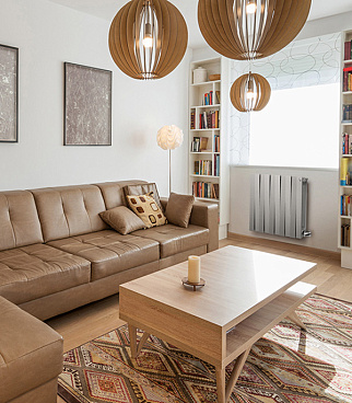 Радиатор биметаллический Royal Thermo Piano Forte 500 мм 12 секций 1" боковое подключение 591х960 мм серый