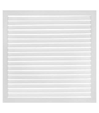Решетка вентиляционная ПВХ Era ПР 600х600 мм белая