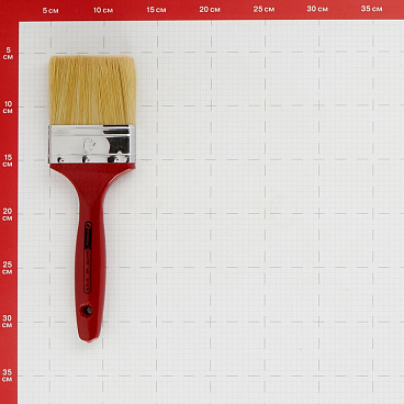Кисть плоская искусственная щетина деревянная ручка Storch ClassicTop 80х19 мм для эмалей и лаков на любой основе