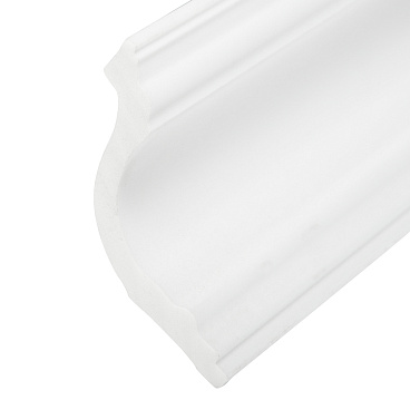 Плинтус потолочный из пенополистирола 80х120х2000 мм под натяжной потолок с возможностью светодиодной подсветки Плинтэкс Q80/120