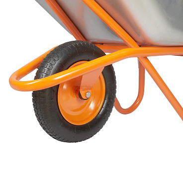 Тачка садово-строительная одноколесная Строймаш 90 л 170 кг (17031/17011)