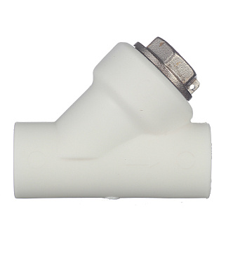 Фильтр полипропиленовый Valtec косой 20 мм В/В сетчатый (VTp.786.0.020)